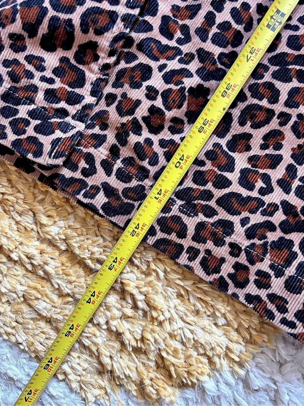 Boden Leopard Fields Fleur Cord Midi Dress Size 4 - Picture 9 of 10